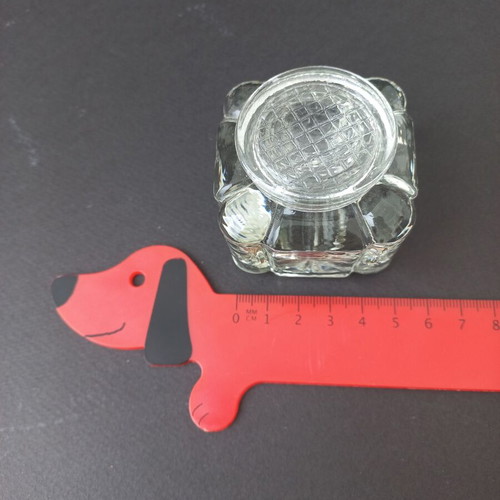 Antique inkwell like new, glass, very old