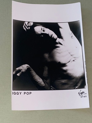 Iggy Pop official promo photo by Michael Lavine like new