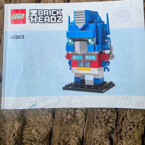 LEGO BrickHeadz Transformers Optimus Prime Robot and Vehicle used