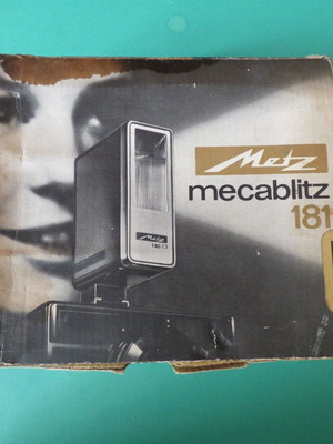 MECABLITZ 181 camera flash μεταχειρισμένο, στο κουτί του