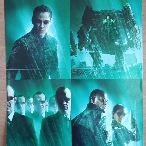The Matrix Revolution collectible double-sided poster like new
