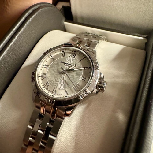 Raymond Weil Tango silver stainless steel watch like new