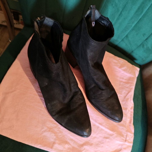 Dolce Vita leather ankle boots used, black