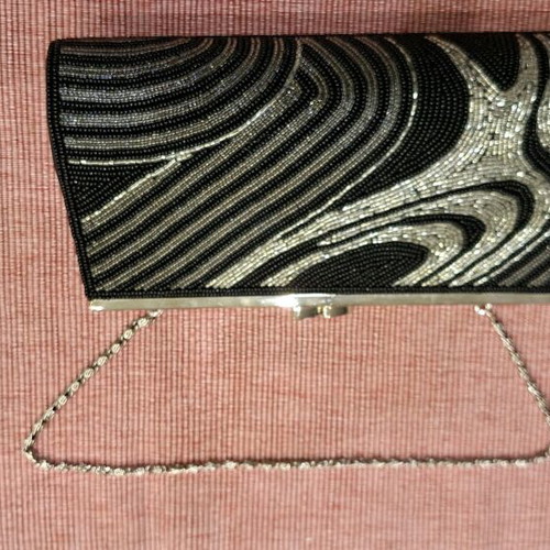 Women's handbag like new, black 21x11