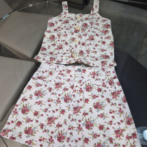 Zara Kids floral set for girl size 10 used