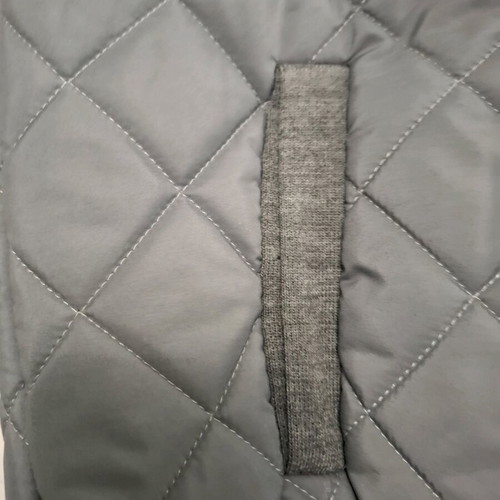 Berto Lucci men's quilted vest grey size XL like new