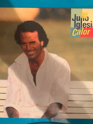 Julio Iglesias Calor vinyl LP album used