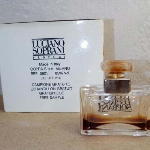 Luciano Soprani Eau de Toilette miniature used, 5 ml, collectible