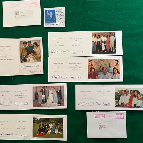 Royal family greeting cards like new, pack of 25-26 pieces