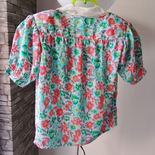 Vintage Piero Giannini floral kids shirt like new, size 134