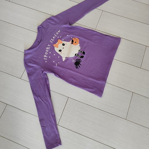 Long-sleeve T-shirts for Girls Size 10 like new, multicolor, pack of 4