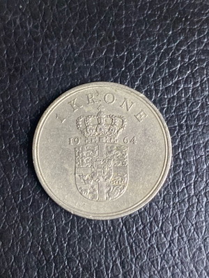 Νόμισμα Denmark 1 krone 1964 εξαιρετικό