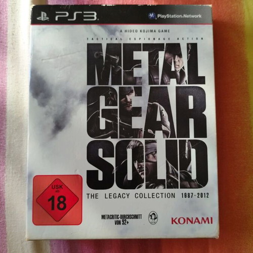 Metal Gear Solid The Legacy Collection PS3 like new