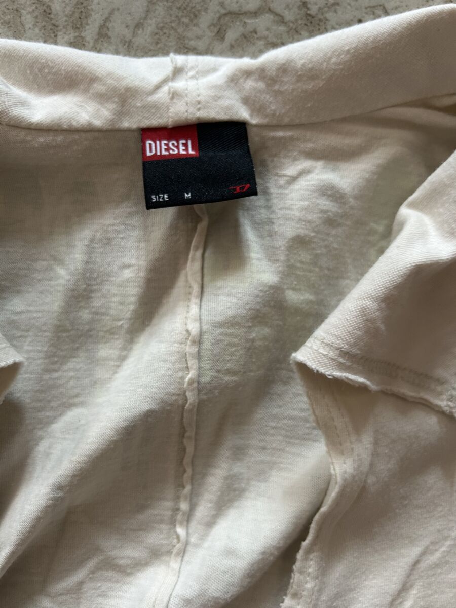 Diesel Y2K vintage cream long-sleeve… - € 13,00 - Vendora.cy
