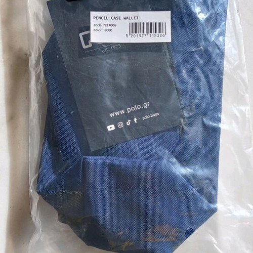 Polo pencil case and wallet dark blue new
