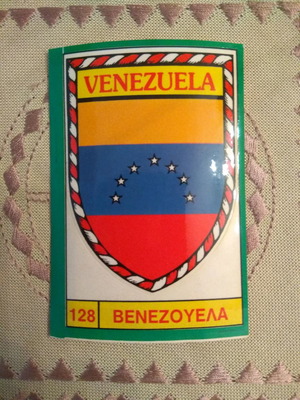 Sticker No128 Venezuela from Super Signs - Carousel collection new