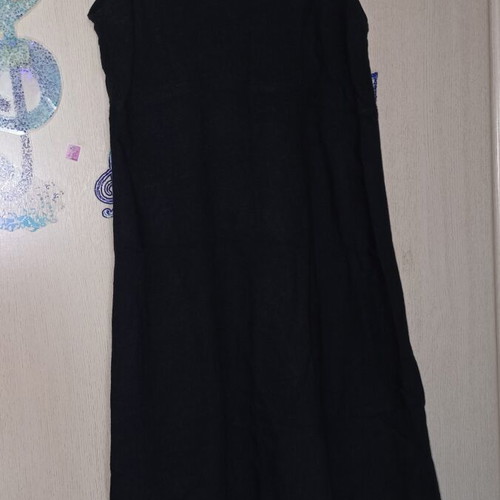 Anna Riska linen top new, size XS-S, black