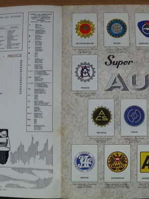 Άλμπουμ Panini Super Auto 1977 σαν καινούργιο, συλλεκτικό