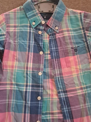Gant Boys' Dress Shirt Checkered 92 cm Like new