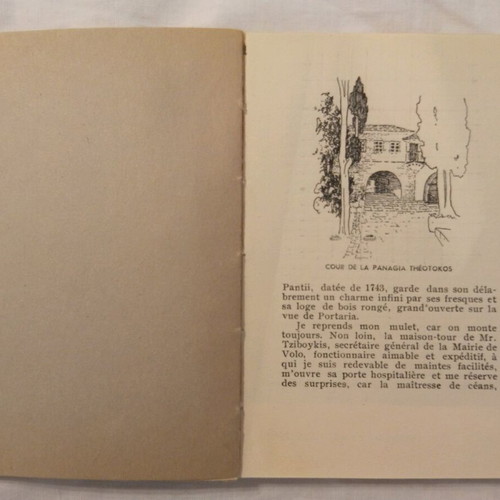 Au pays des Centaures book like new, 1940 travel guide