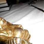  Βούδας πρες παπιέ σε παλιό υφασμάτινο κινέζικο κουτάκι