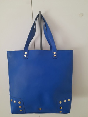 Juicy Couture leather shoulder bag new, blue