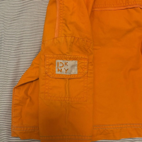 DKNY kids jacket orange like new for 2-3 years old