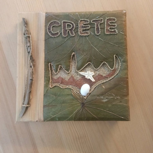 Handmade photo album Crete like new for 20 photos