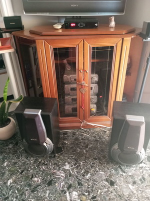 TV stand used with oval shape