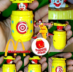 1995 McDonald's Happy Meal Rodeo wind-up toy Ronald McDonald Figure Φιγούρα Ροναλντ Vintage RARE