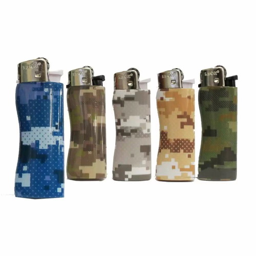 Leon Mini Camouflage Lighter new, small size, butane gas