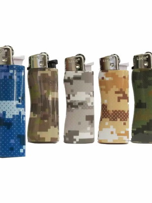 Leon Mini Camouflage Lighter new, small size, butane gas