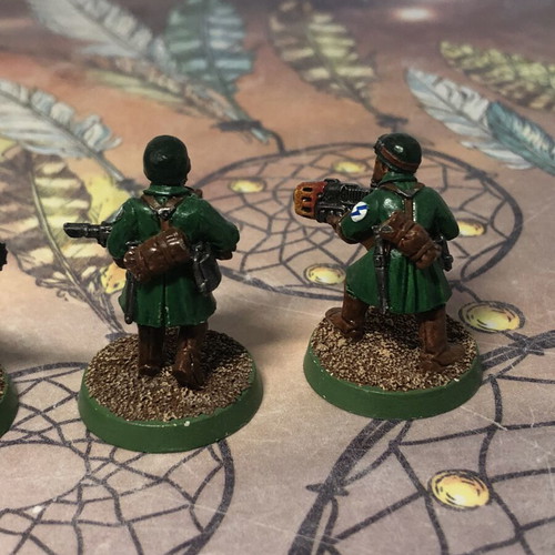 Warhammer 40K Steel Legion squad with Lord Commissar