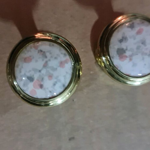 Solid brass knobs with bench theme, pack of 25 new