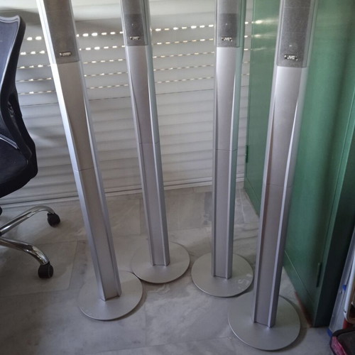JVC floor speakers like new, set of 4, 80W and 120W