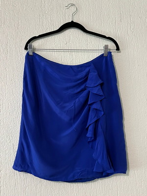 Silk skirt royal blue Marks & Spencer Limited Collection like new