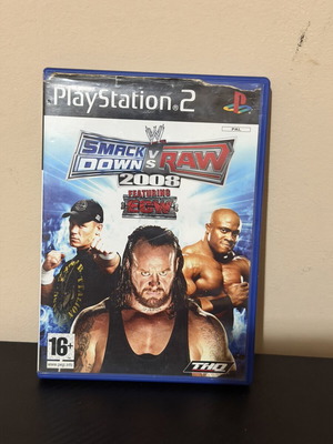WWE SmackDown vs Raw 2008 PS2 game used, sports genre
