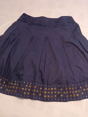 Zara cotton skirt like new, blue, comfortable