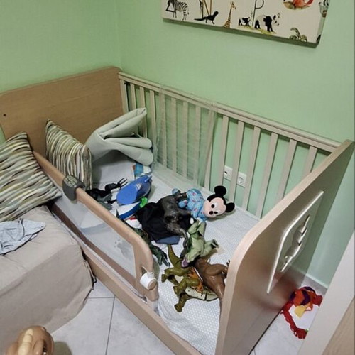 Casa Baby nursery set like new with crib, wardrobe, and changing drawer