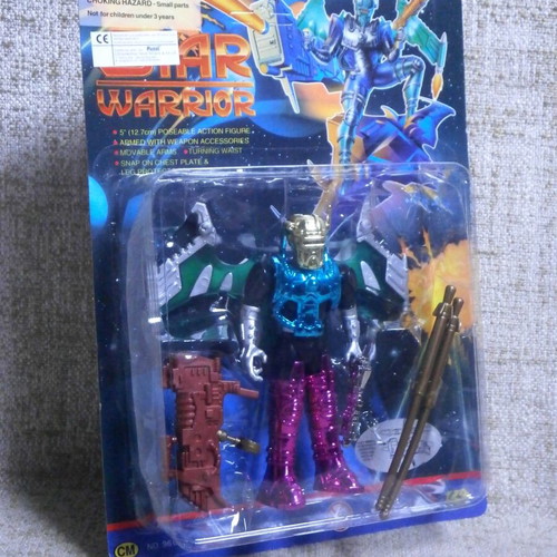 Star Warrior Chap Mei vintage action figures pack of 2 new