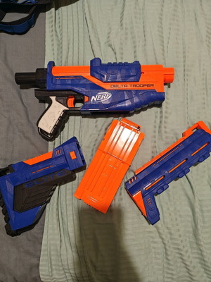 Nerf N-Strike Elite Delta Trooper σαν καινούργιο με εξαρτήματα