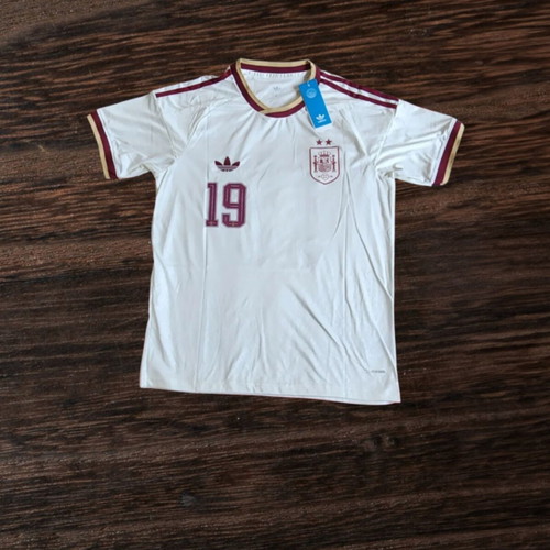 Spain Away Kit 2026 World Cup, size M, number 19 Lamine Yamal