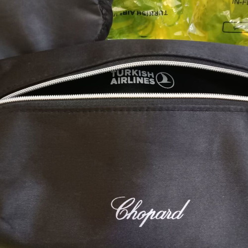 Turkish Airlines travel kit new with Chopard pouch