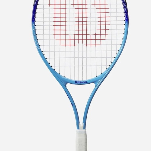 Wilson tennis racket used, blue color