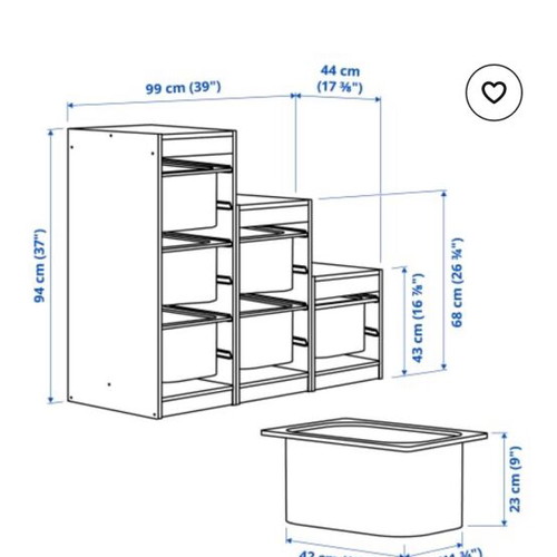IKEA children's storage furniture like new