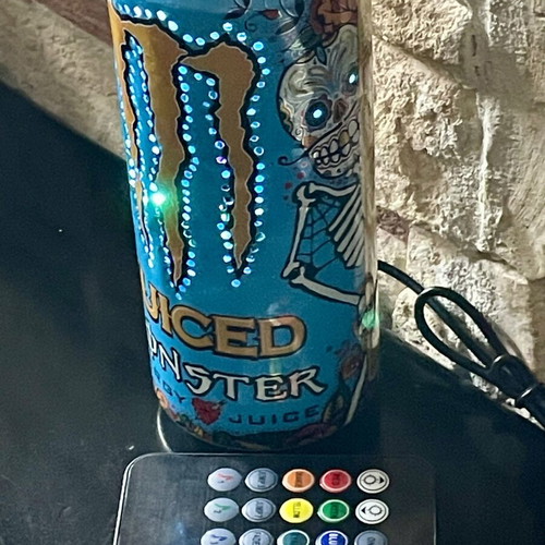 Monster LED light with remote control, music sync