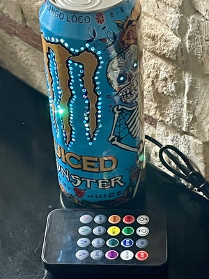 Monster LED light with remote control, music sync