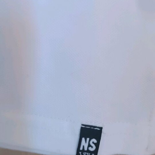 Noshame® men's t-shirt XXL like new, white with yellow details