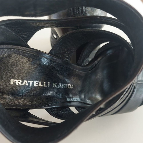 Fratelli Karida black sandals like new, size 38 1/2