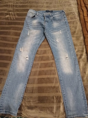 Men's skinny jeans no.30 used, size M, blue